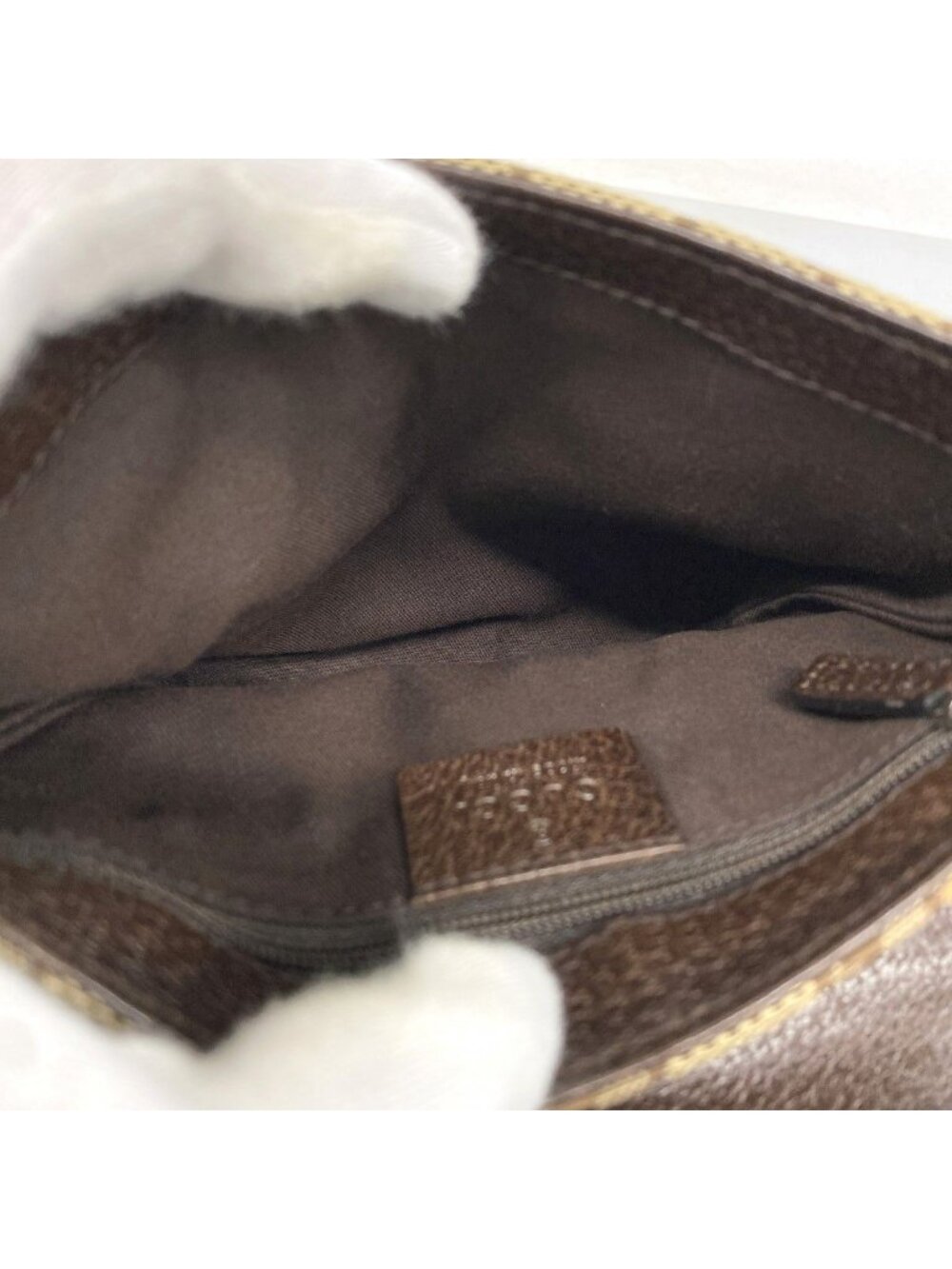 Gucci Waist Bag GG Canvas Brown Silver - Picture 4 of 10